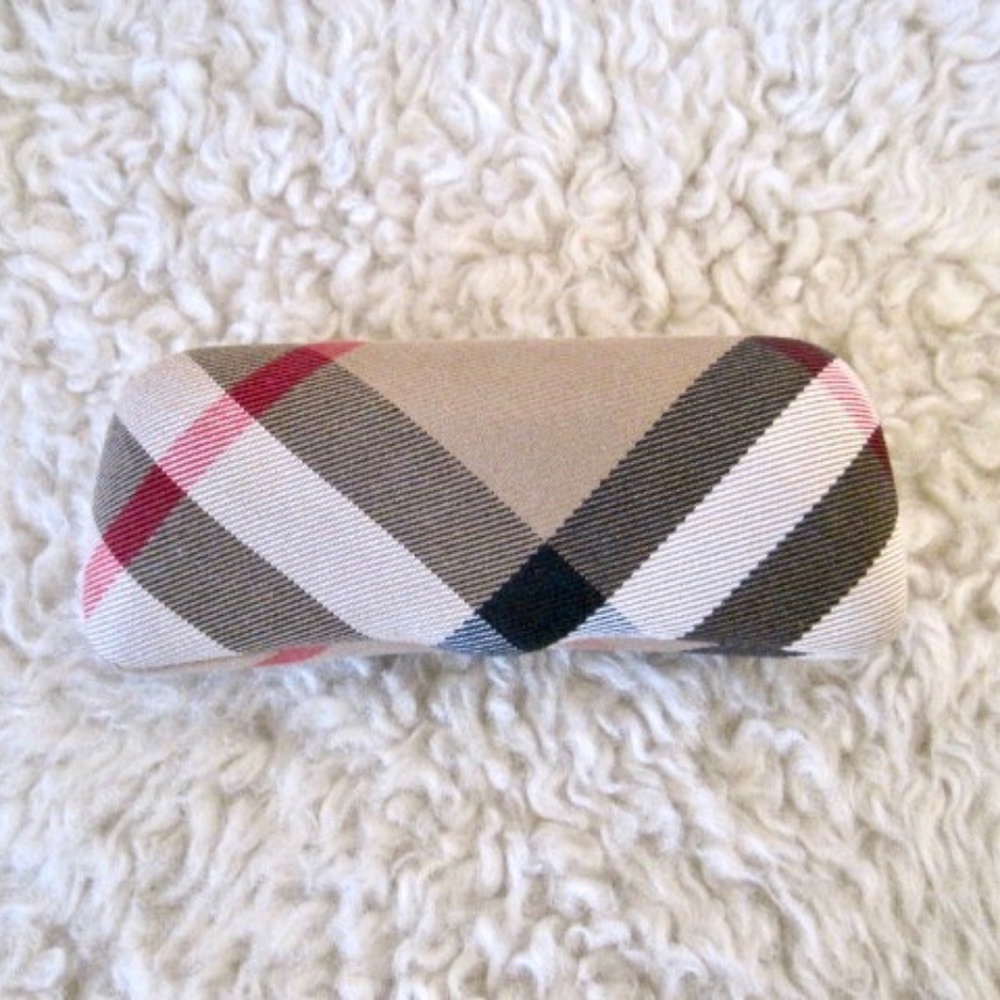 Burberry Nova Check Clamshell Eyeglass Case